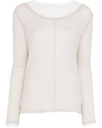 YEAREAST - Exposed-Seam Layered T-Shirt - Lyst