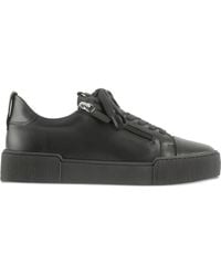 Högl - Comfy Leather Zip-Detail Sneakers - Lyst