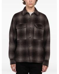 Rag & Bone - Jacke Mit Karierten Taschen - Lyst