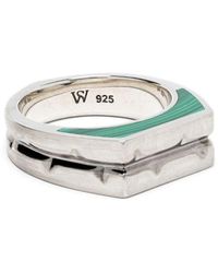 Stephen Webster - Sterling Silver Thorn Addiction Malachite Ring - Lyst