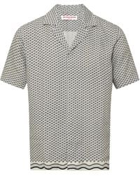 Orlebar Brown - Printed Linen Short Sleeve Shirt - Lyst