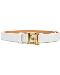 Elisabetta Franchi - Logo-Buckle Belt - Lyst
