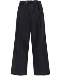 White Sand - Pantalon Plissé À Taille Ceinturée - Lyst