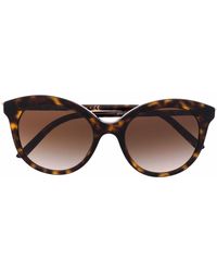 Prada - Occhiali da sole cat-eye con effetto tartarugato - Lyst