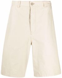 Ami Paris - Wide-leg Cotton Shorts - Lyst