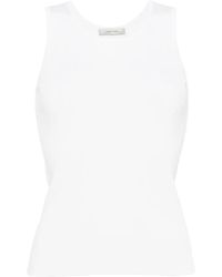 IVORY PARIS - Elsa Ribgebreide Tanktop - Lyst