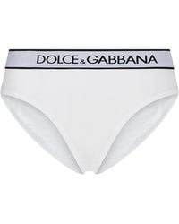 Dolce & Gabbana - Slip Con Stampa - Lyst