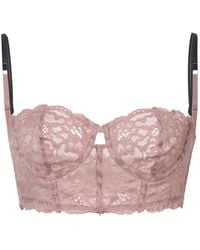 Fleur du Mal - Charlotte Lace Longline Bra - Lyst