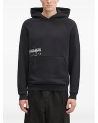 Napapijri - Logo-Print Hoodie - Lyst