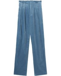 IRO - Corduroy Cotton High-waist Trousers - Lyst