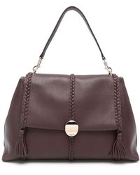 Chloé - Large Penelope Leather Shoulder Bag - Lyst