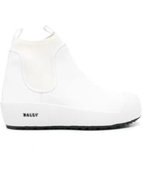 Bally - Gadey Flatform Elastic-Panel Boots - Lyst