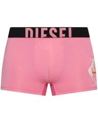 DIESEL - Boxer Damien-D-Pop À Bande Logo - Lyst