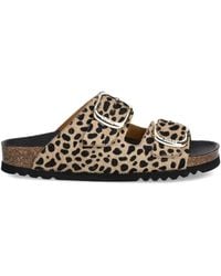 Scholl - Noelle Slippers Met Luipaardprint - Lyst