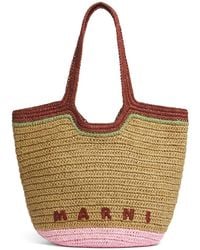 Marni - Seaside Woven Tote Bag - Lyst