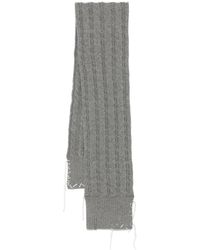 Charles Jeffrey - Cable-Knit Stitching-Detail Scarf - Lyst