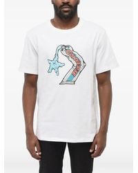 Converse - Logo-Print Crew-Neck T-Shirt - Lyst