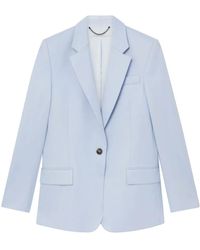 Stella McCartney - Flannel Single-Breasted Blazer - Lyst