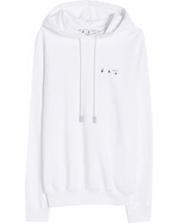 Shop Off-White Paint Script Over Skate Hoodie