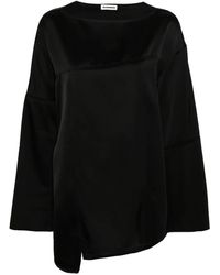 Jil Sander - Camicia Con Design A Inserti - Lyst