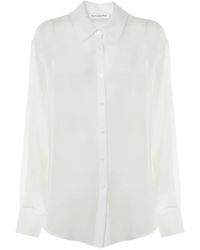 Frankie Shop - Button-Down Sheer Shirt - Lyst