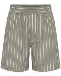 Isabel Marant - Striped Bermuda Shorts - Lyst