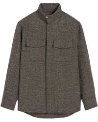 Ami Paris - Chemise À Col Montant - Lyst