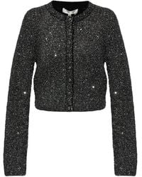 LoveShackFancy - Sequin-Embellished Cardigan - Lyst