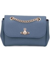 Vivienne Westwood - Chain-Strap Flap Shoulder Bag - Lyst