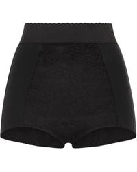 Dolce & Gabbana - High Waist Slip Met Jacquard - Lyst