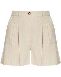 Paul Smith - Pleated High-Rise Shorts - Lyst