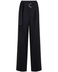 The Seafarer - Irony Belted Trousers - Lyst