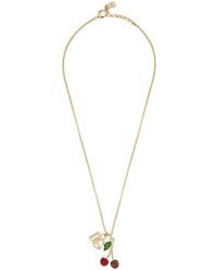 Dolce & Gabbana - Logo-Charm Polished Necklace - Lyst