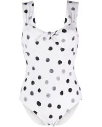 Marysia Swim - Polka-Dot-Print One-Piece Swimsuit - Lyst