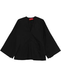 Thelatest - Dana Blouse Met V-Hals - Lyst