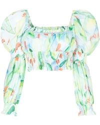Charo Ruiz - Cropped Brisa Blouse - Lyst