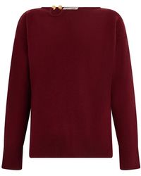 Alberta Ferretti - Embellished Long-Sleeve Top - Lyst