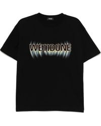 we11done - Logo-Print T-Shirt - Lyst