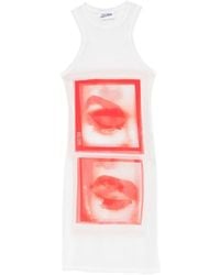 Jean Paul Gaultier - Robe Courte À Imprimé Yeux - Lyst