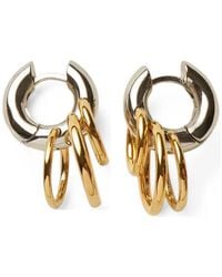 Panconesi - Pierced Huggies Earrings - Lyst