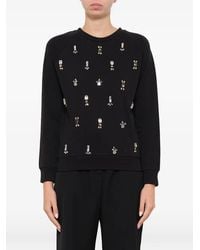 Lanvin - Pullover Mit Stickerei - Lyst