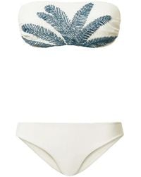 Twinset - Top De Bikini Estilo Bandeau Con Apliques - Lyst