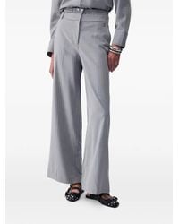 Liu Jo - Pinstriped Trousers - Lyst