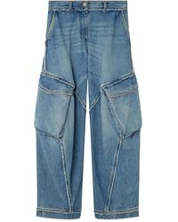 Versace - Low-Waist Cargo Jeans - Lyst