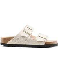 leopard print birkenstocks