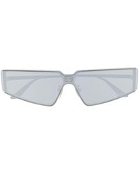 Balenciaga - Eckige Shield 2.0 Sonnenbrille - Lyst