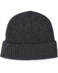 Bompard - Ribbed-Knit Beanie Hat - Lyst