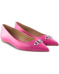 MICHAEL Michael Kors - Cipele Logo-Plaque Pointed-Toe Pumps - Lyst