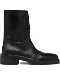 Marsèll - Bottines Calzone En Cuir À Semelle Crantée - Lyst