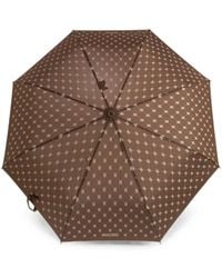 Moschino - Monogram-Print Folding Umbrella - Lyst